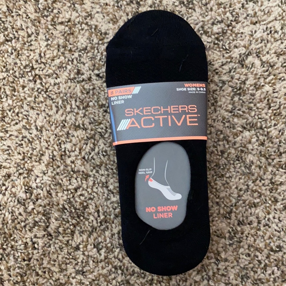 Nwt Skechers active no show liner socks 8 pair